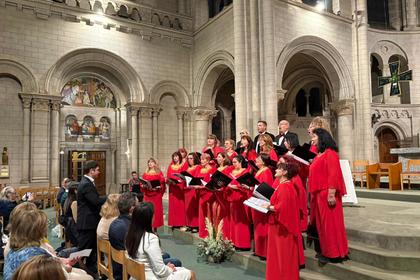 Концерт на Хорово дружество „Ангел Букорещлиев“ в рамките на културната програма на Посолството на България в Брюксел